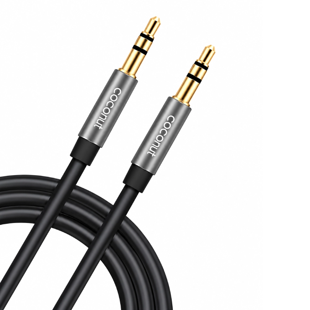 Coconut AUX Cable 3.5mm Male To Male 1m (AX11) view 3